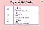 Power Series for Complex Exponential
