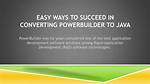 Powerbuilder for a Java Programmer?