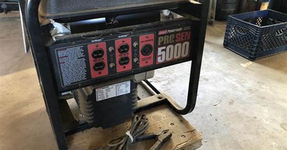 Powermate 5000 Generator