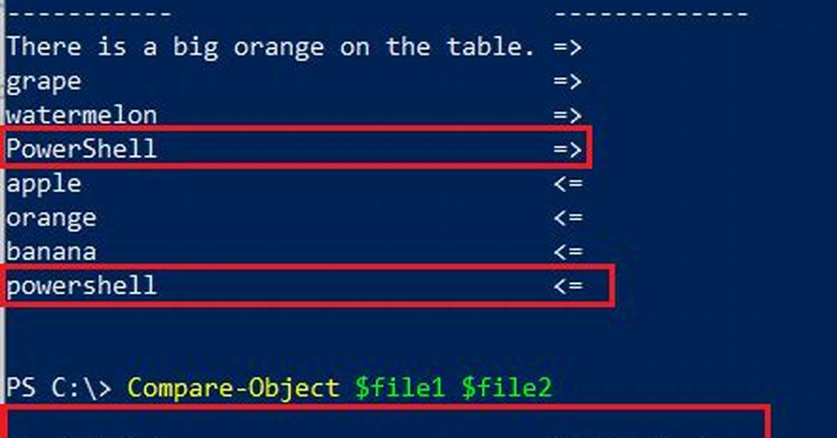 Powershell Compare-Object Output to File