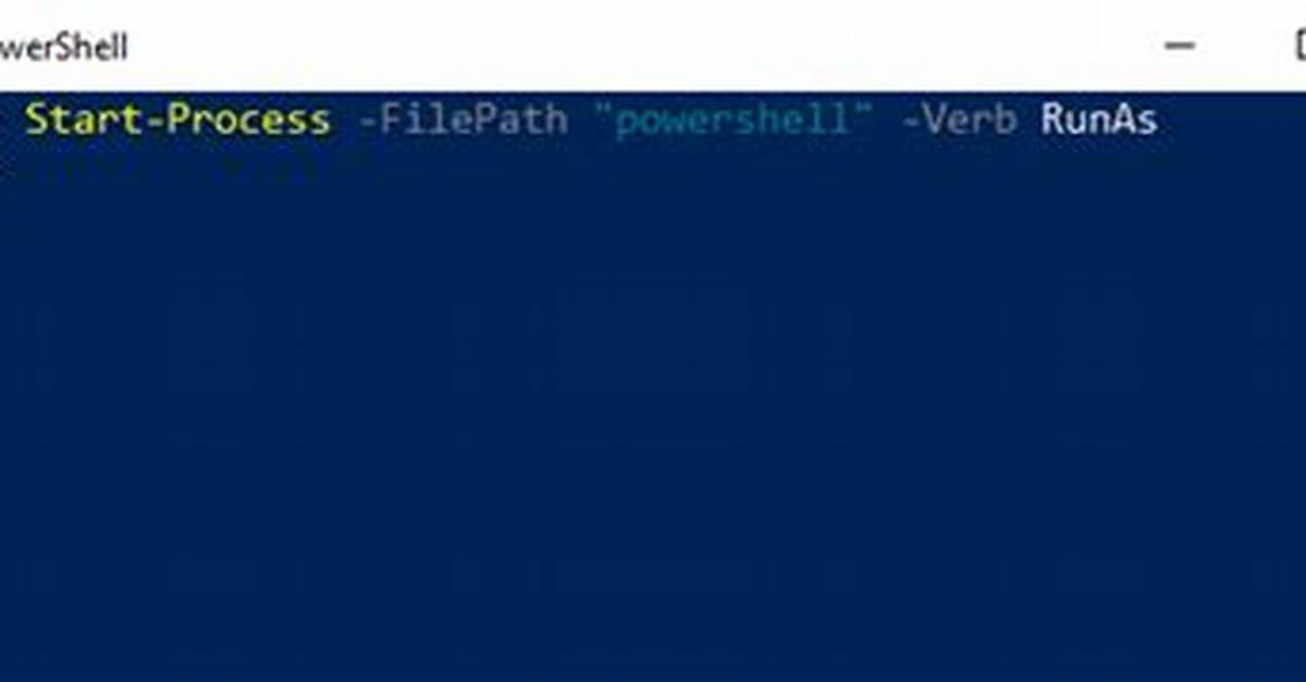 Powershell Start-Process