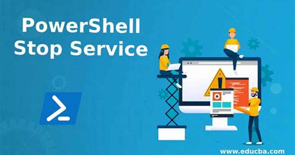 Powershell Stop Service