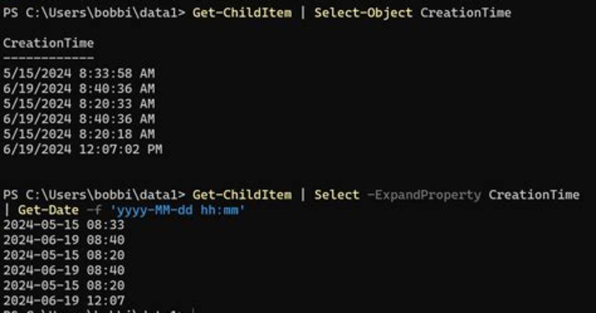 Powershell, Why Does Creationtime Expect Us Date Format While System Has European Date Format?