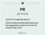 Pr Abbreviation