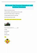 Practice Permit Test Pa