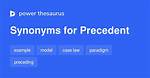 Precedent Synonym