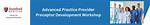 Preceptor Development Workshop Series