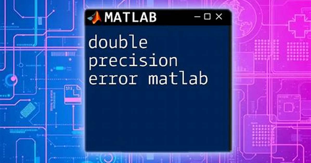 Precision Error in Double