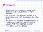Predicate for Condition Variable