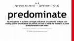 Predominate Definition
