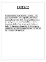Preface for Short