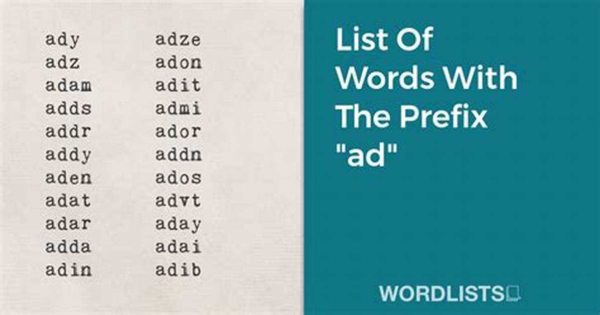 Prefix Ad