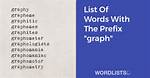 Prefix for Graph or Pilot