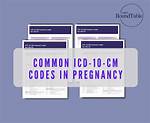 Pregnancy Icd 10 Code