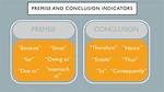 Premise Indicators