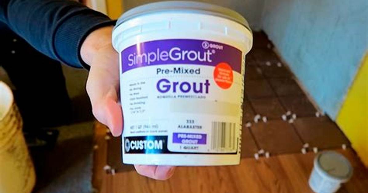 Premixed Grout