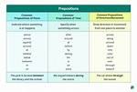 Prepositions