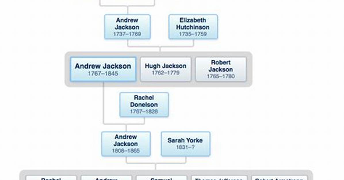President Andrew Jackson Family Tree & History, Ancestry & Genealogy
