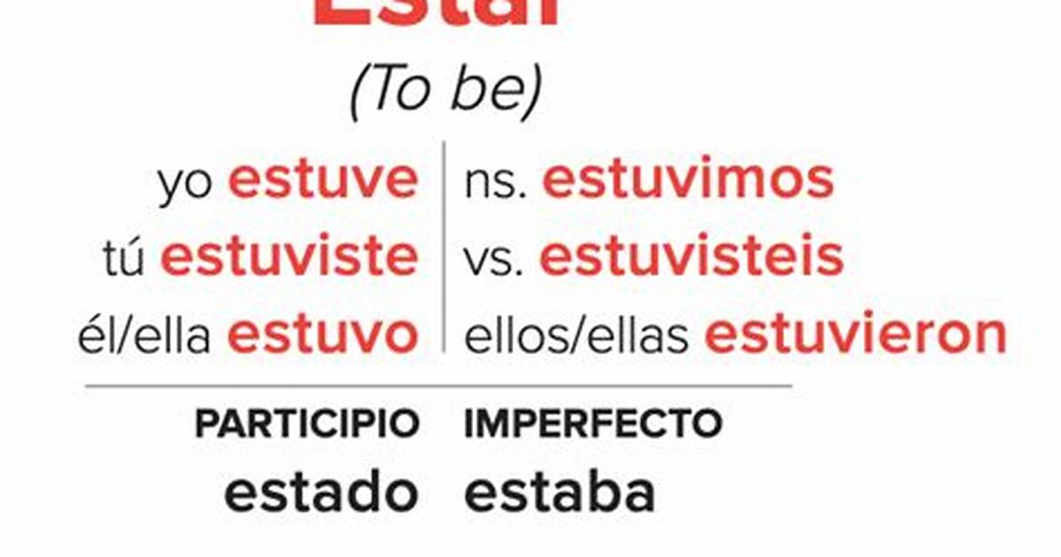 Preterite Estar