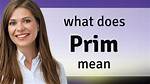 Prim Meaning