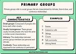 Primary Group Examples
