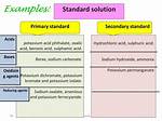 Primary Standard Examples