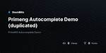 Primeng Autocomplete