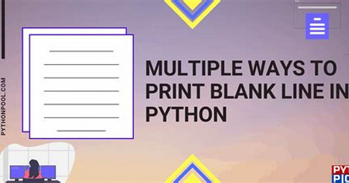 Print Empty Line?