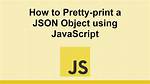 Print Json Parsed Object?
