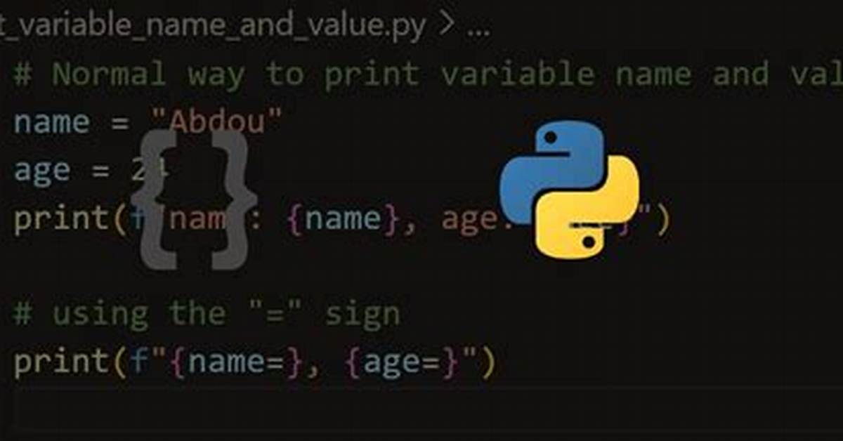Print Variable and a String in Python