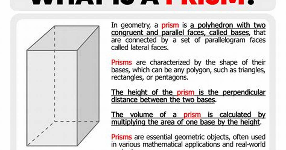 Prismatic Definition