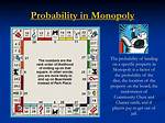 Probability in Monopoly