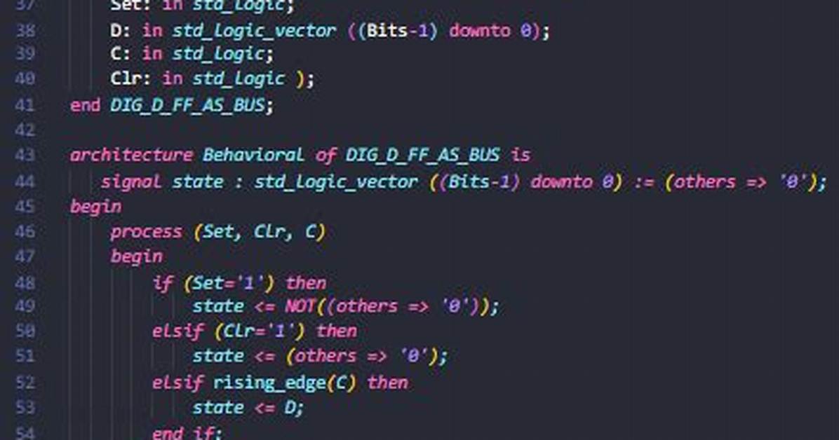 Problem Compiling a Vhdl File