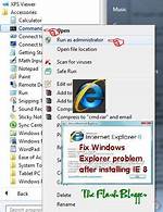 Problem in Installing Internet Explorer 8
