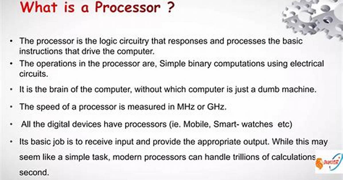 ___ Processor (Computer Job)
