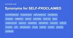Proclaimed Synonym