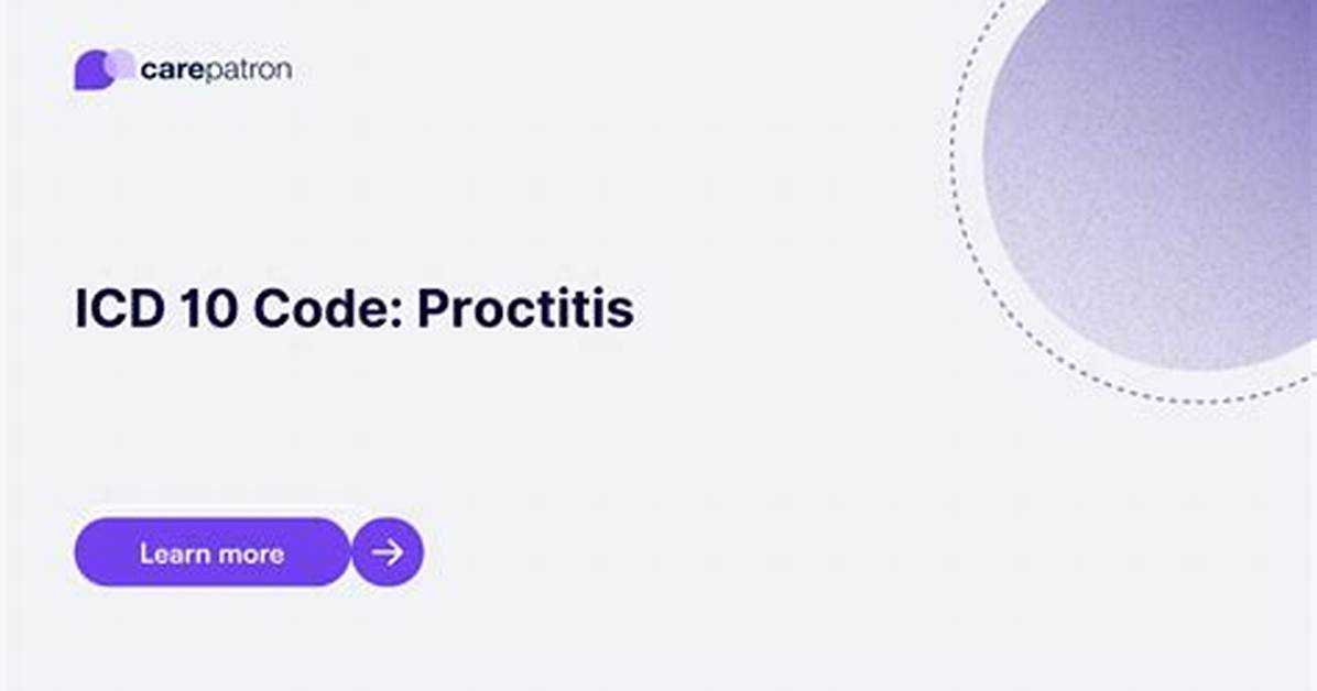 Proctitis Icd 10
