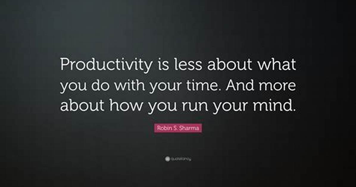 Productivity Quotes