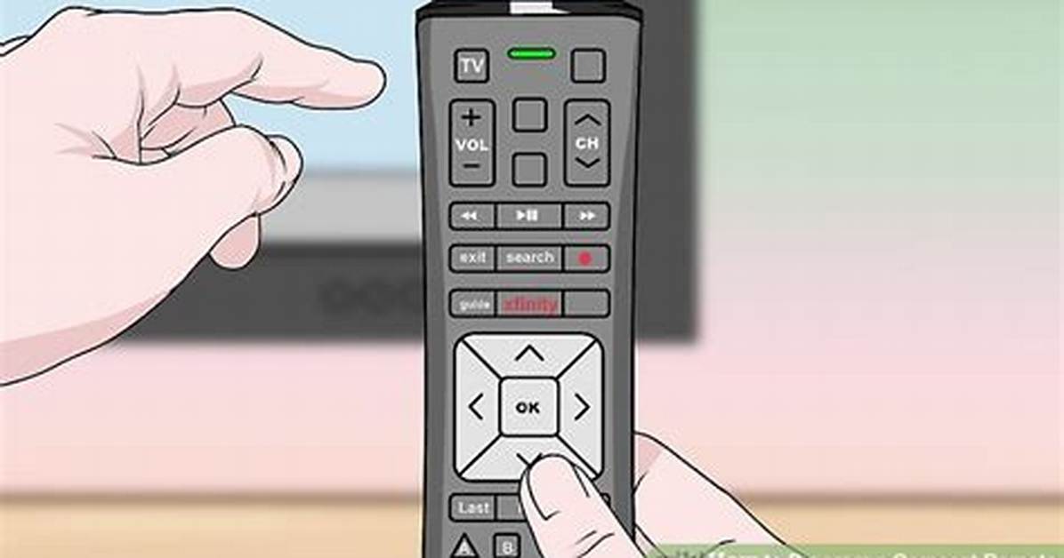 Program Comcast Remote to Tv