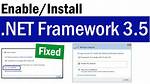 Program Installer Requires. Net Framework 3.5 but I Have 4.8