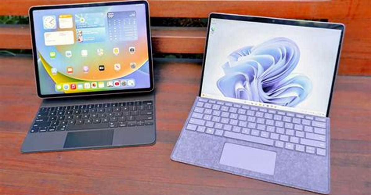 Program on an iPad or Microsoft Surface