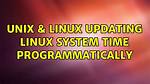 Programmatically Set System Time