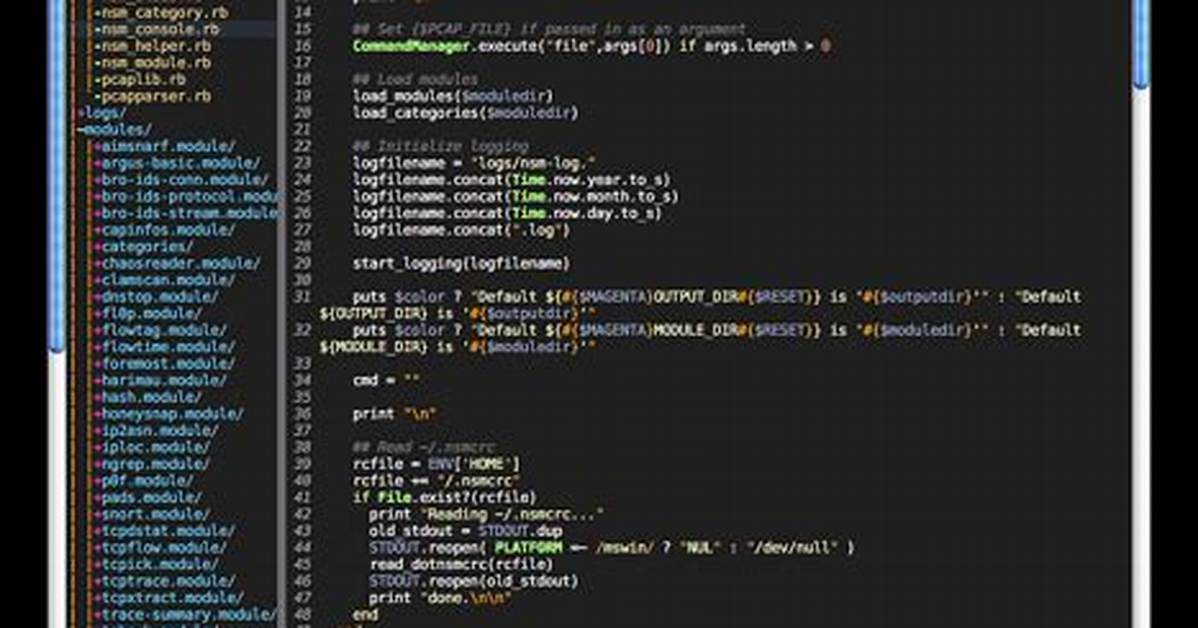 Programmer's Text Editor with Vertical Split View for Mac Os X