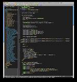 Programmer's Text Editor with Vertical Split View for Mac Os X