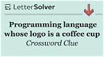 Programming Language Whose Logo Is a Cup of Coffee