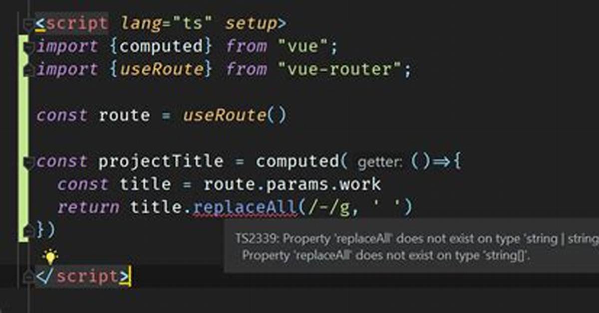 Property 'Replaceall' Does Not Exist on Type 'String'