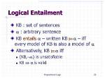 Propositional Logic: Entailment