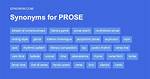 Prose Synonym