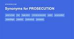 Prosecution Synonym
