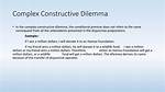 Prove Constructive Dilemma Without Using Additional Assumptions